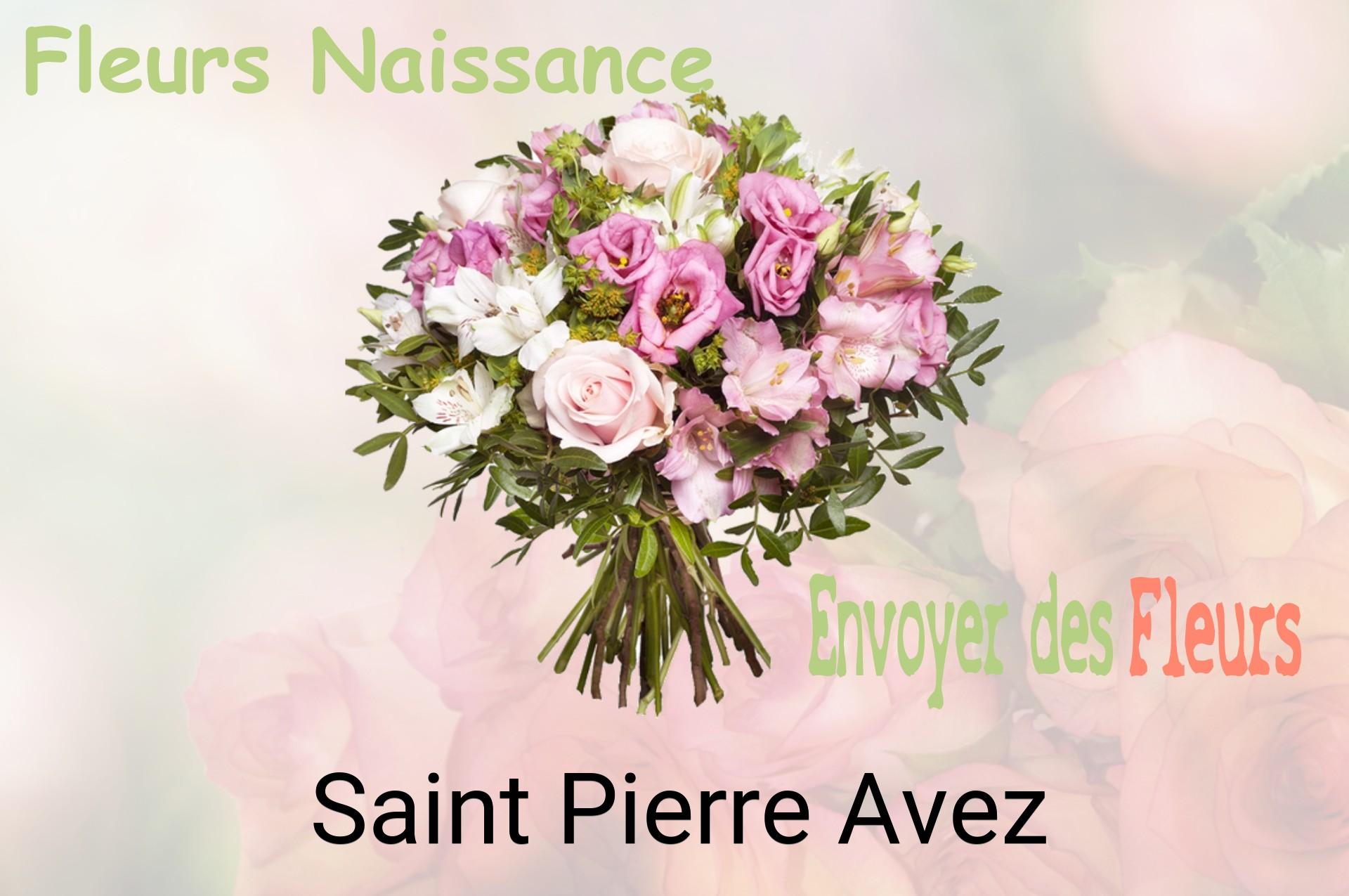Bouquet de fleurs de naissance livré à Saint-Pierre-Avez